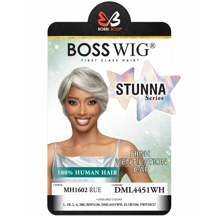 Bobbi Boss Stunna Series 100% Human Hair Full Wig - MH1602 RUE - Image 2