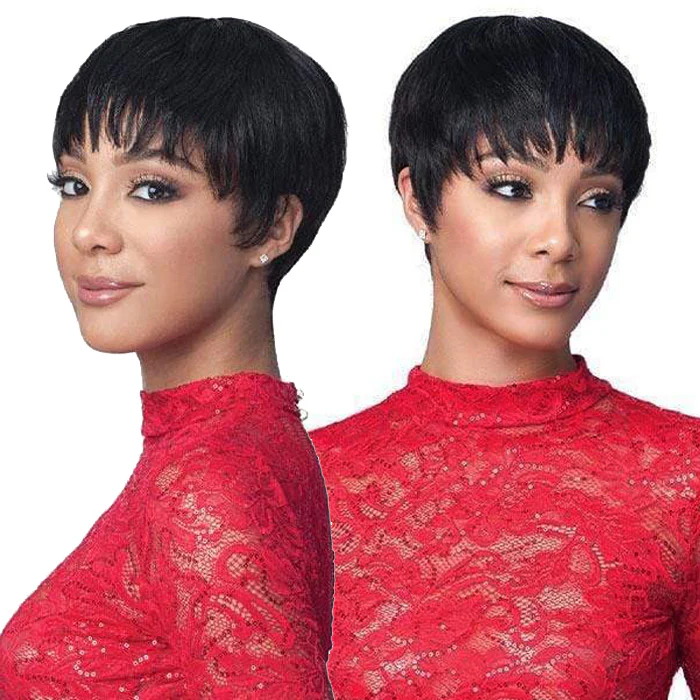 Bobbi Boss Unprocessed Human Hair Pixe Crush Full Wig - MH1269 ABINA - Image 2