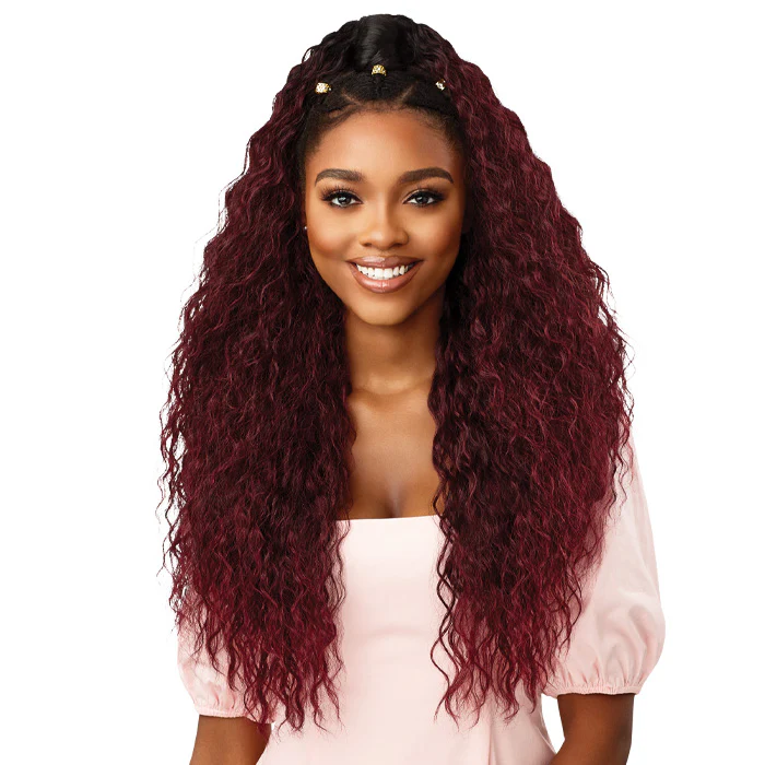 Outre Converti Cap + Wrap Pony Half Wig - YOUNG & WILD