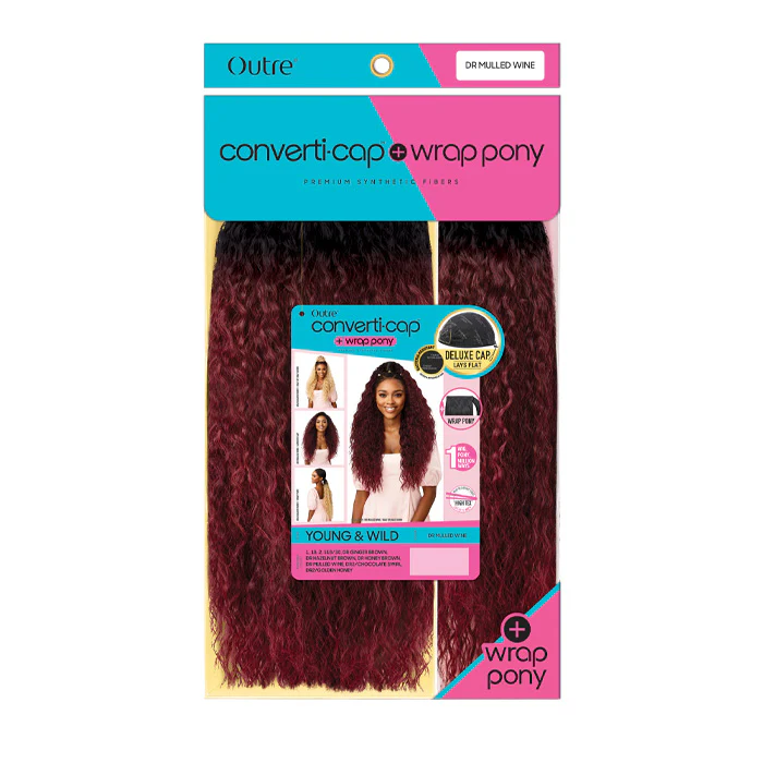 Outre Converti Cap + Wrap Pony Half Wig - YOUNG & WILD - Image 7