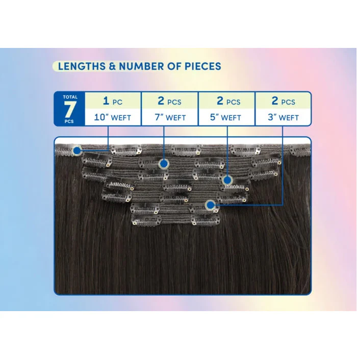 Outre SunRae 7 Clip-In Weave - STRAIGHT 18" - Image 6