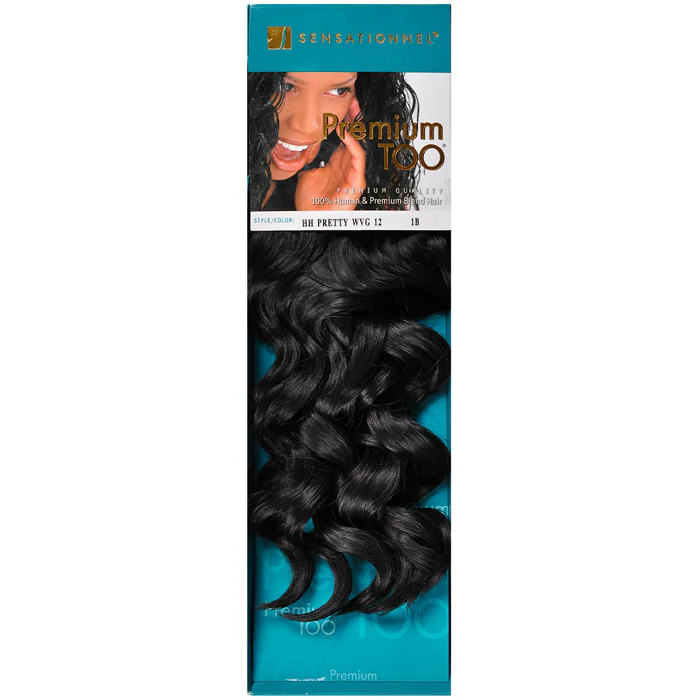 Premium Too by Sensationnel Human Hair Blend Weave - HH PRETTY WVG 16/18" - Image 2