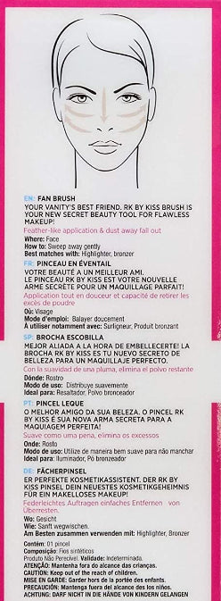 Ruby Kisses By Kiss FAN BRUSH RMUB04 - Image 4