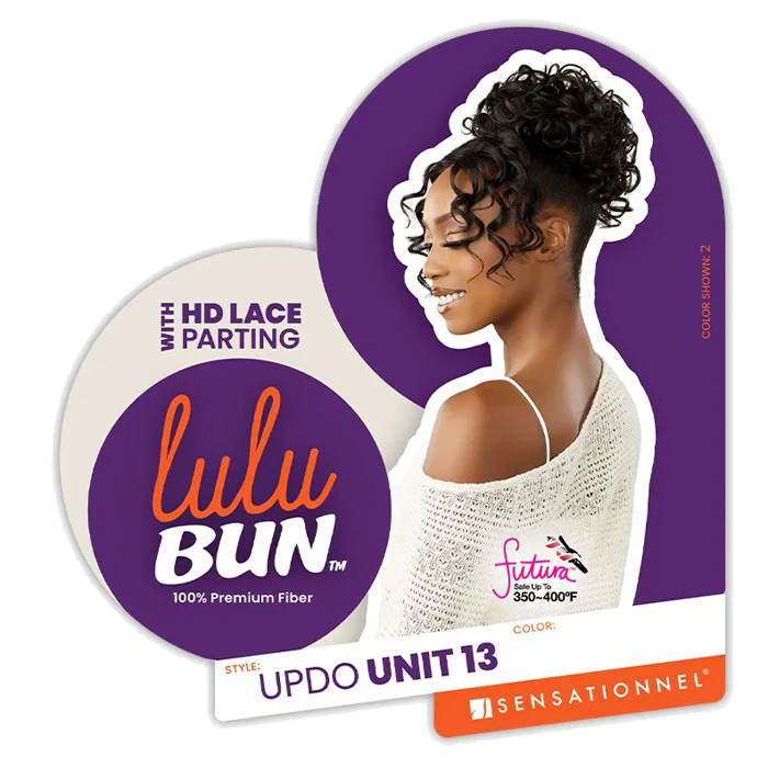 Sensationnel Lulu Bun HD Lace Parting Bang - UPDO UNIT 13 - Image 4