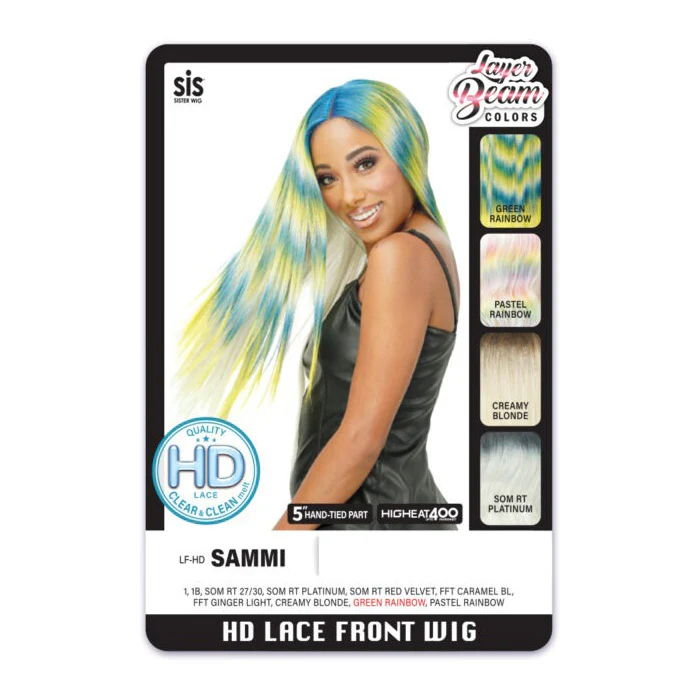 Zury Sis Layer Beam Colors 5" HD Lace Front Wig - LF-HD SAMMI - Image 5